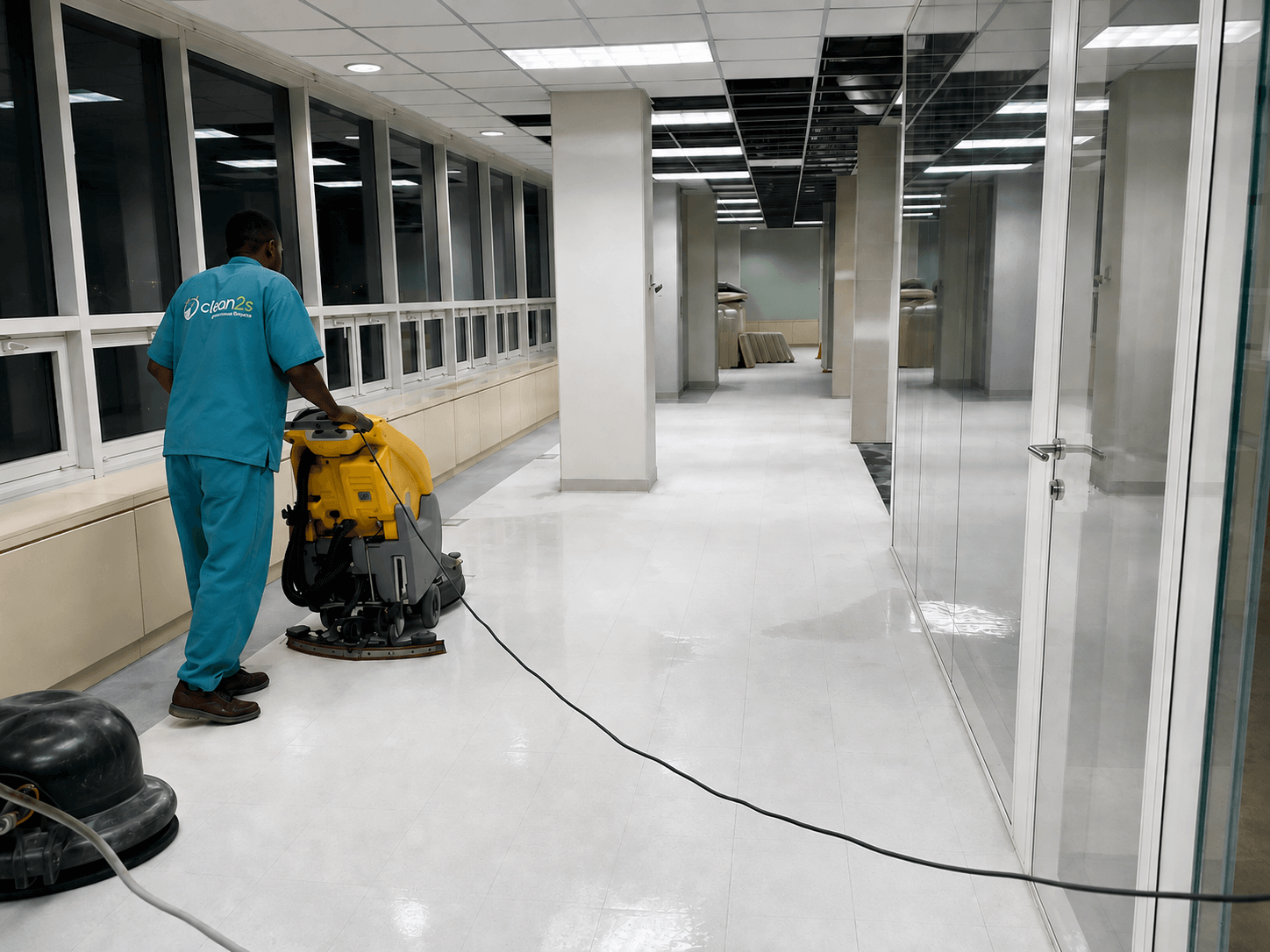 Limpeza Industrial e Grandes Superfícies