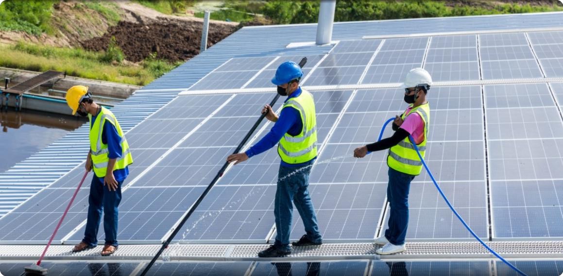 Limpeza de Painéis Solares